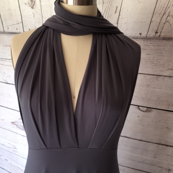 Von Vonni Multi way Gray Dress - Picture 8 of 13